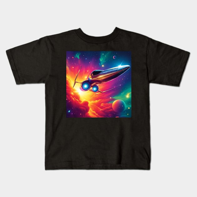 Human spaceflight extraordinary journey beyond Earth Kids T-Shirt by TaansCreation 